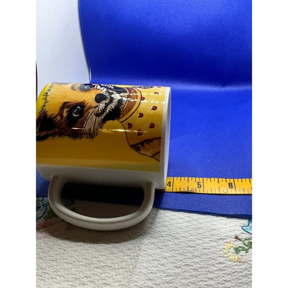 Mr. & Mrs. Fox Mug With Whimsical Design & Tie-Dressed Fox Characters - 12 oz  M - Picture 4 of 10